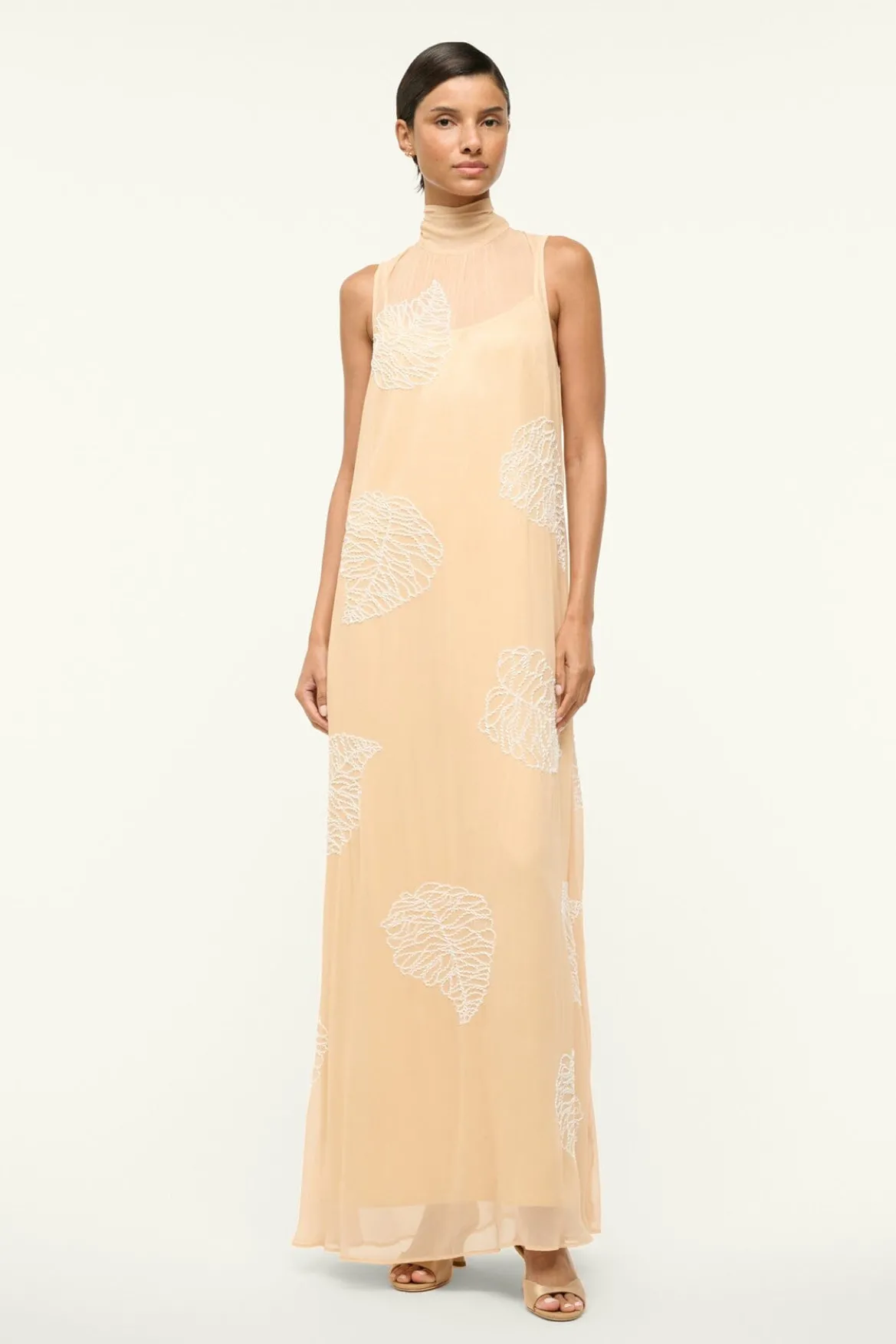 STAUD RUBI DRESS SANDY PALM