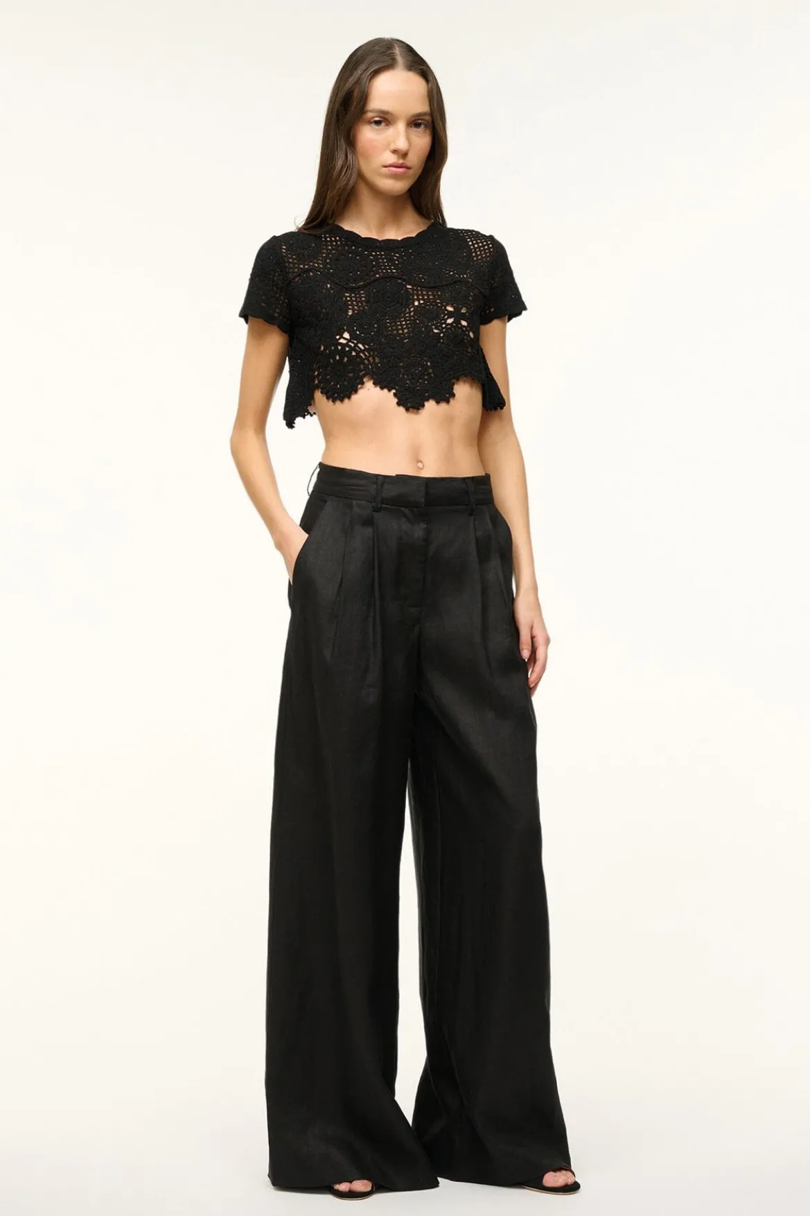 STAUD SASHA PANT BLACK