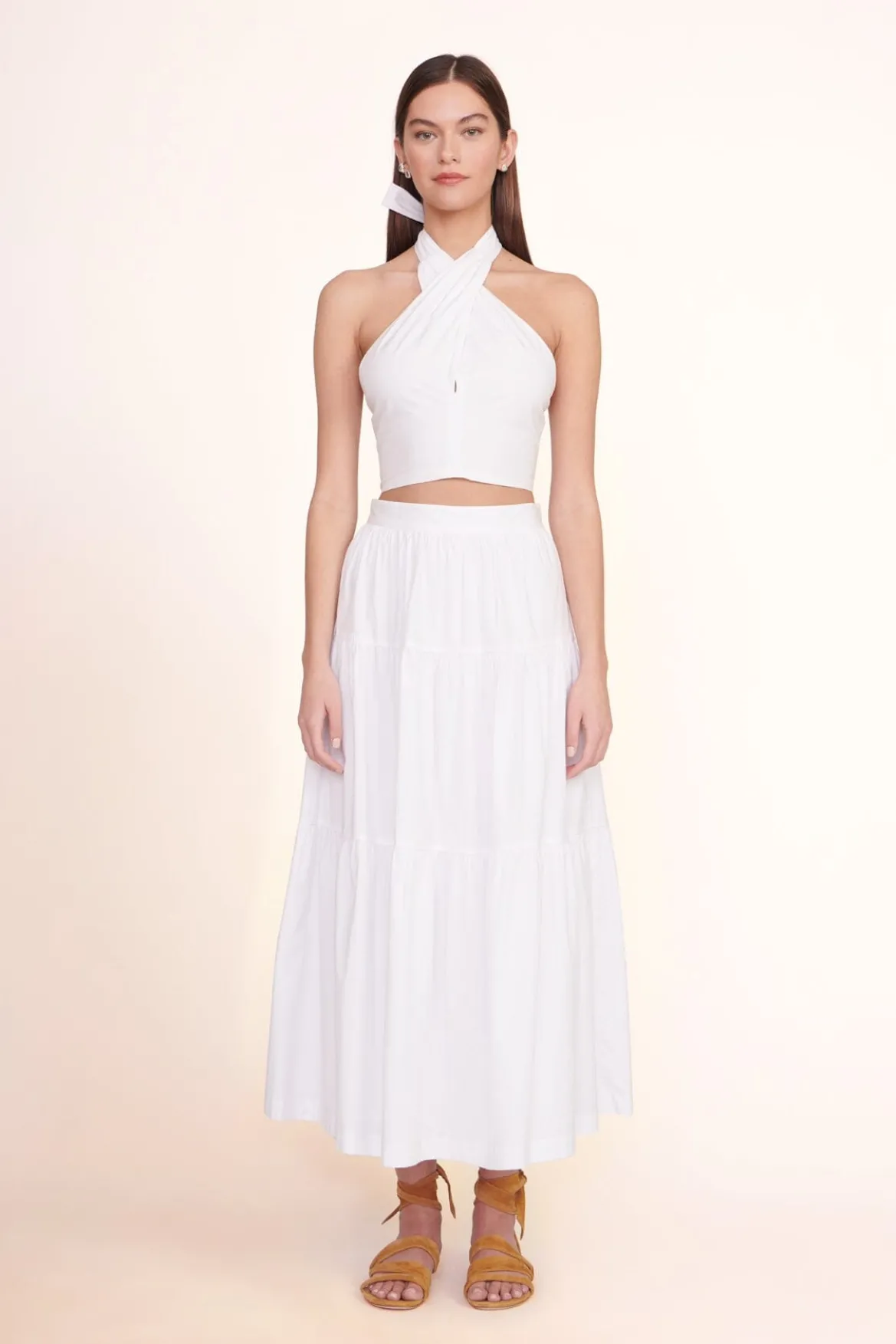 STAUD SEA SKIRT | WHITE