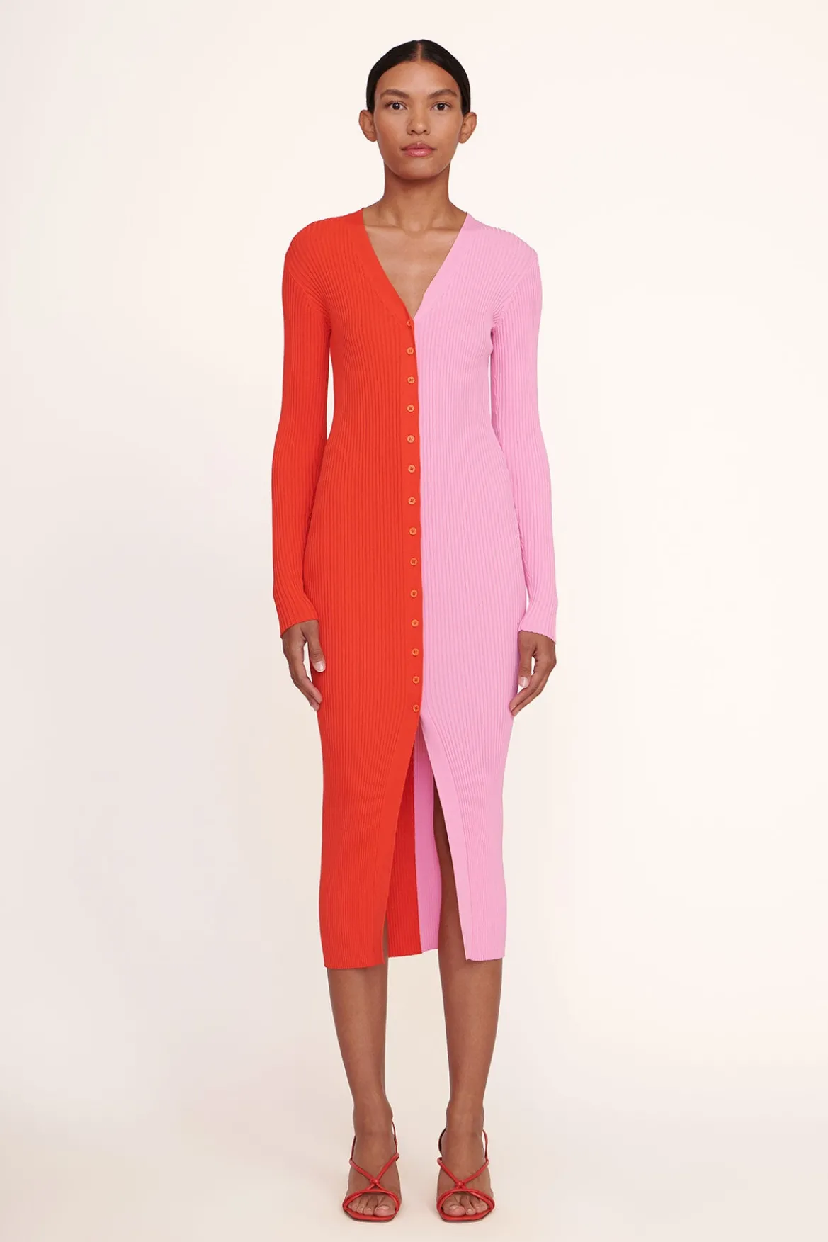 STAUD SHOKO SWEATER POPPY ROSEBUD