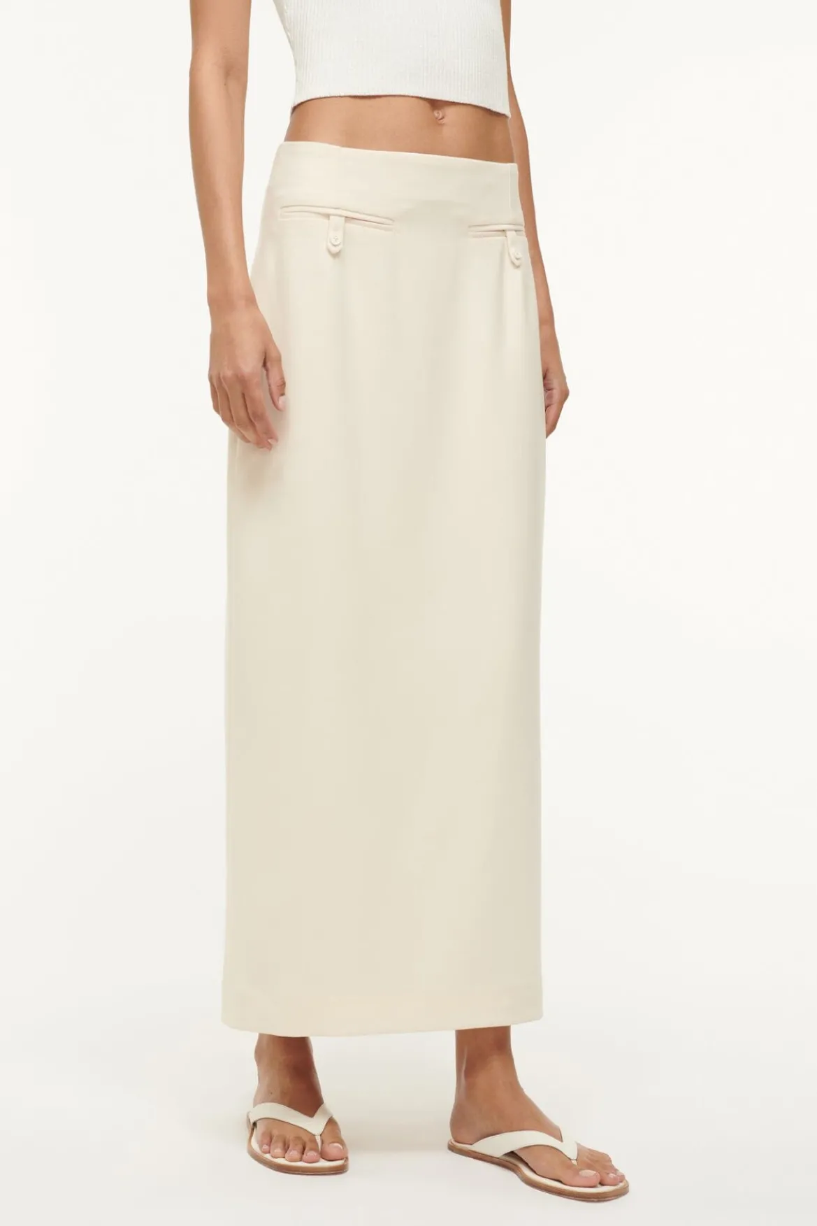 STAUD SMITH SKIRT ECRU