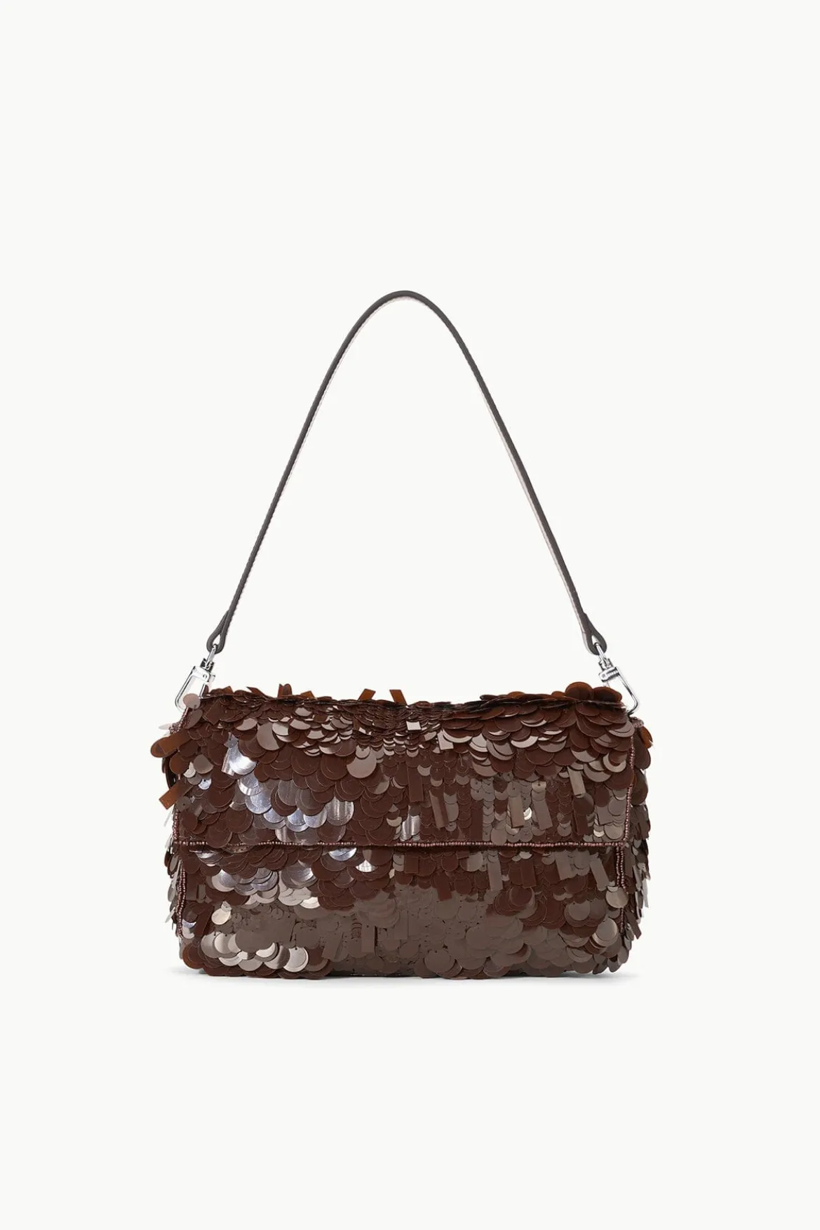 STAUD TIMMY SHOULDER BAG CACAO