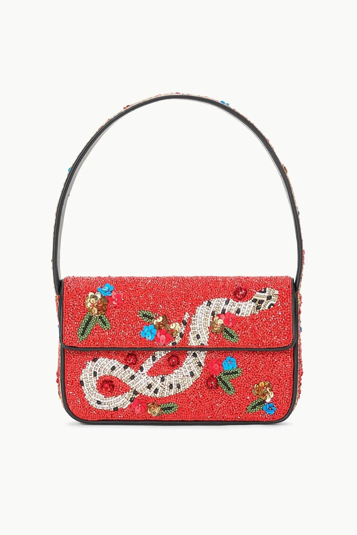 STAUD TOMMY BEADED BAG YEAR OF THE SNAKE