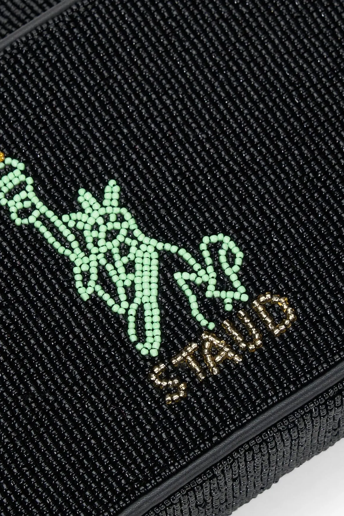 STAUD TOMMY BEADED BAG NYC SKYLINE