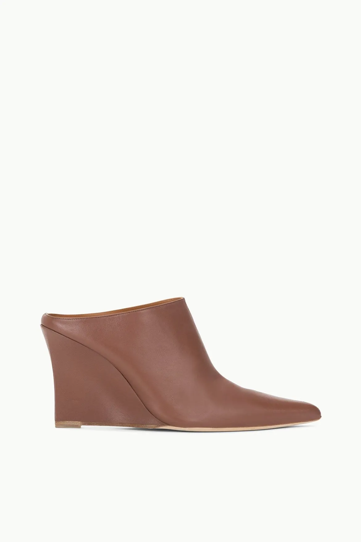 STAUD VESPER WEDGE MULE CACAO