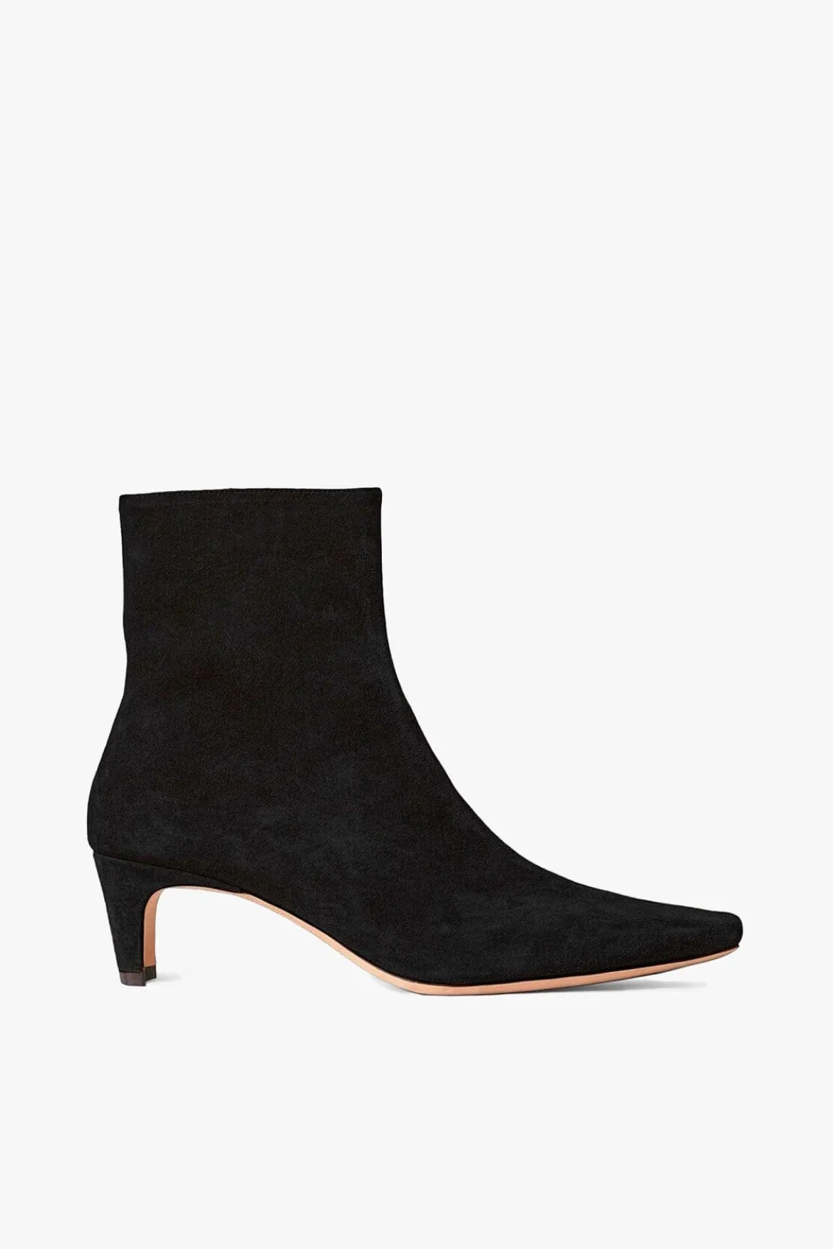 STAUD WALLY ANKLE BOOT BLACK SUEDE