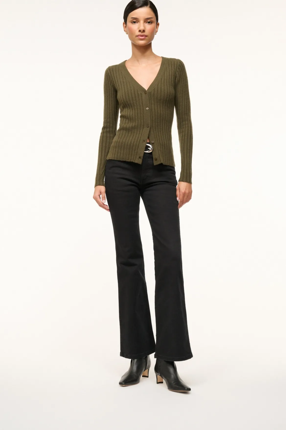 STAUD WALLY ANKLE BOOT BLACK