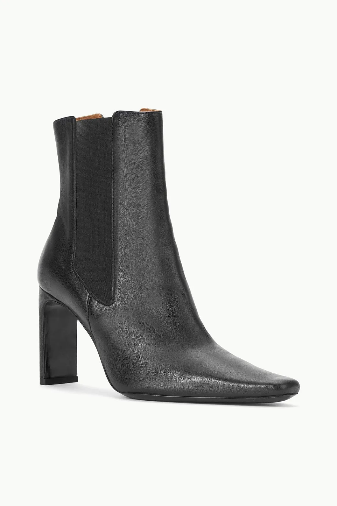 STAUD WALLY HIGH HEEL ANKLE BOOT BLACK