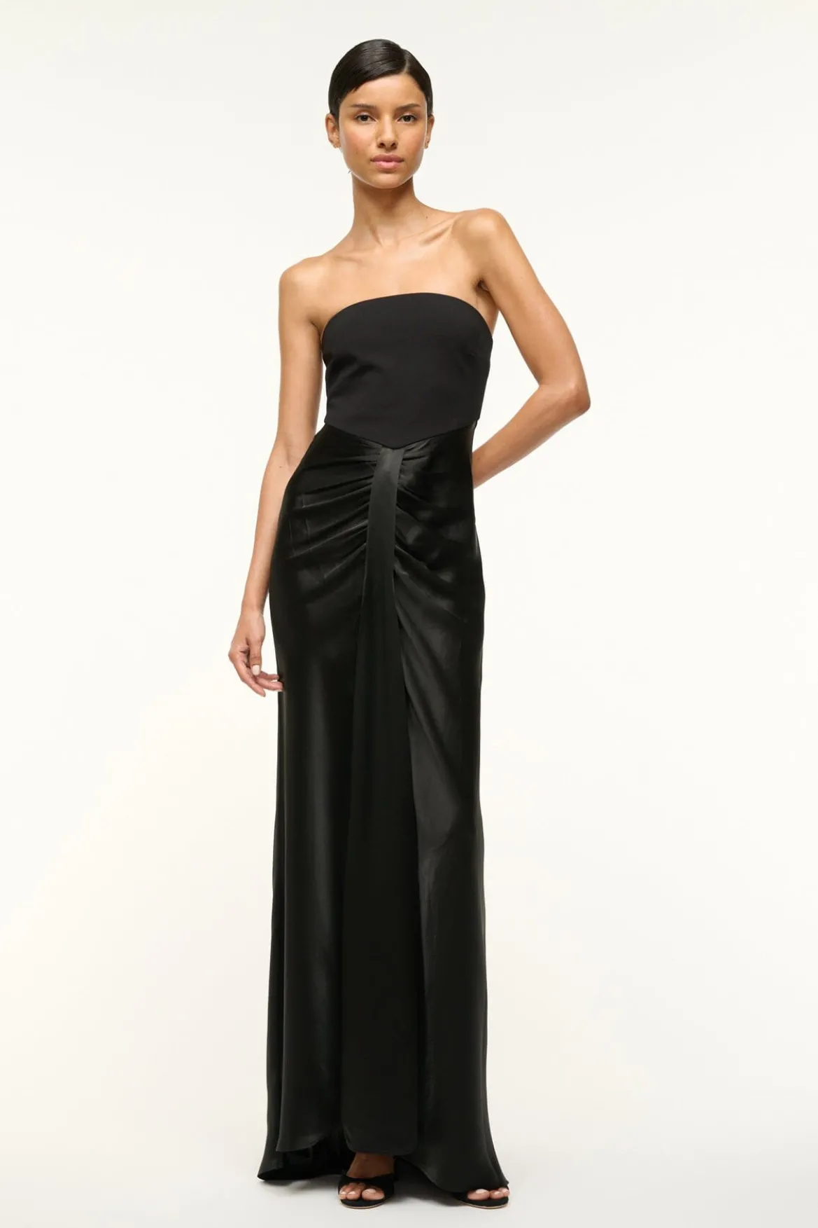 STAUD WAYFARING DRESS BLACK