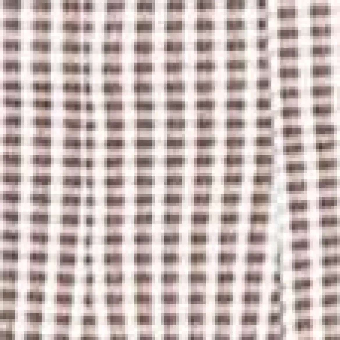STAUD WELLS DRESS DARK CHOCOLATE MICRO CHECK