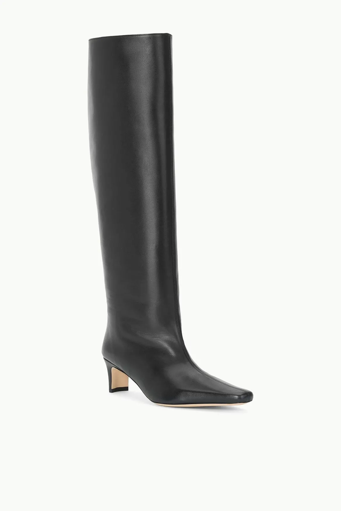 STAUD WIDE SHAFT WALLY BOOT BLACK