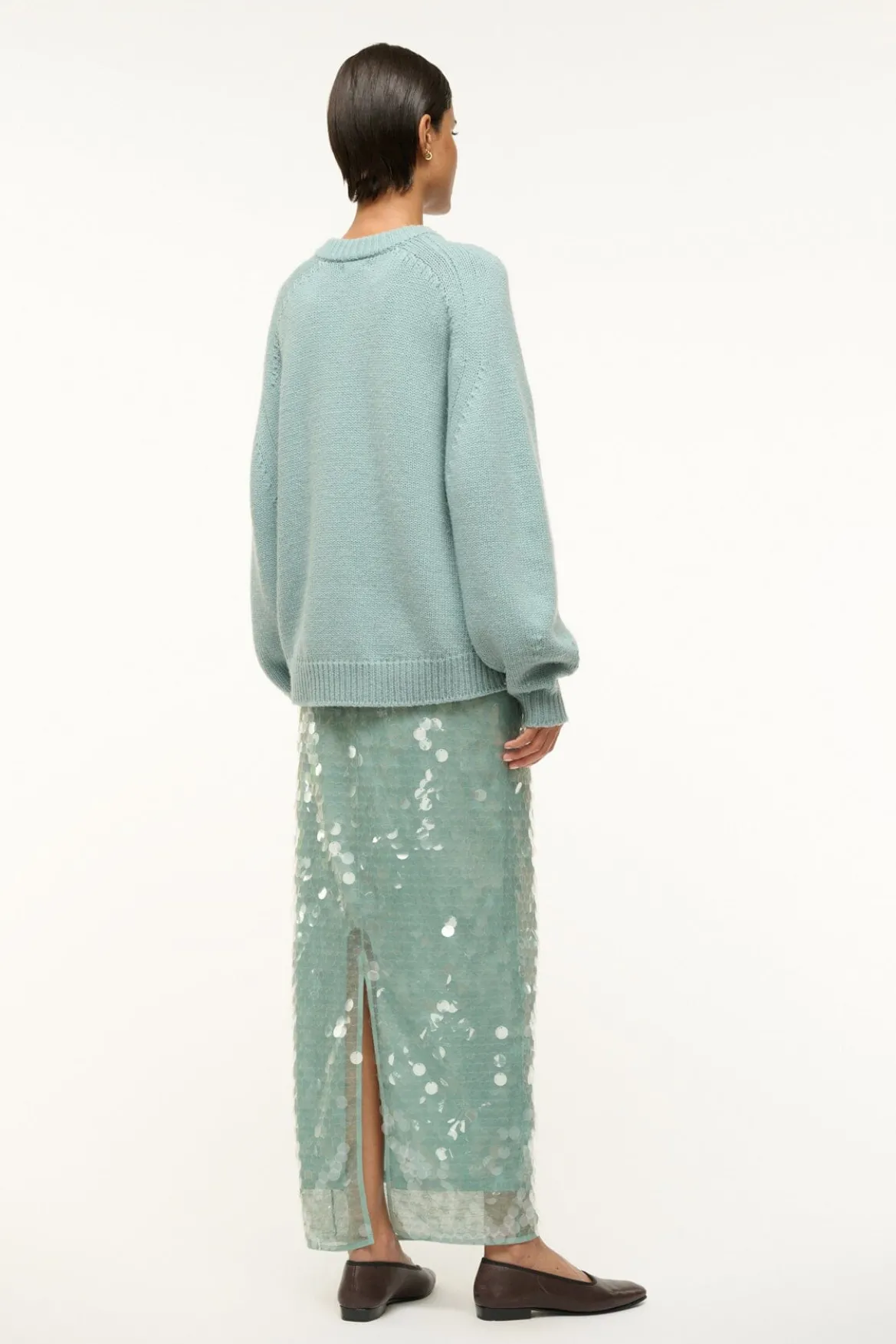 STAUD WILSON SWEATER MIST