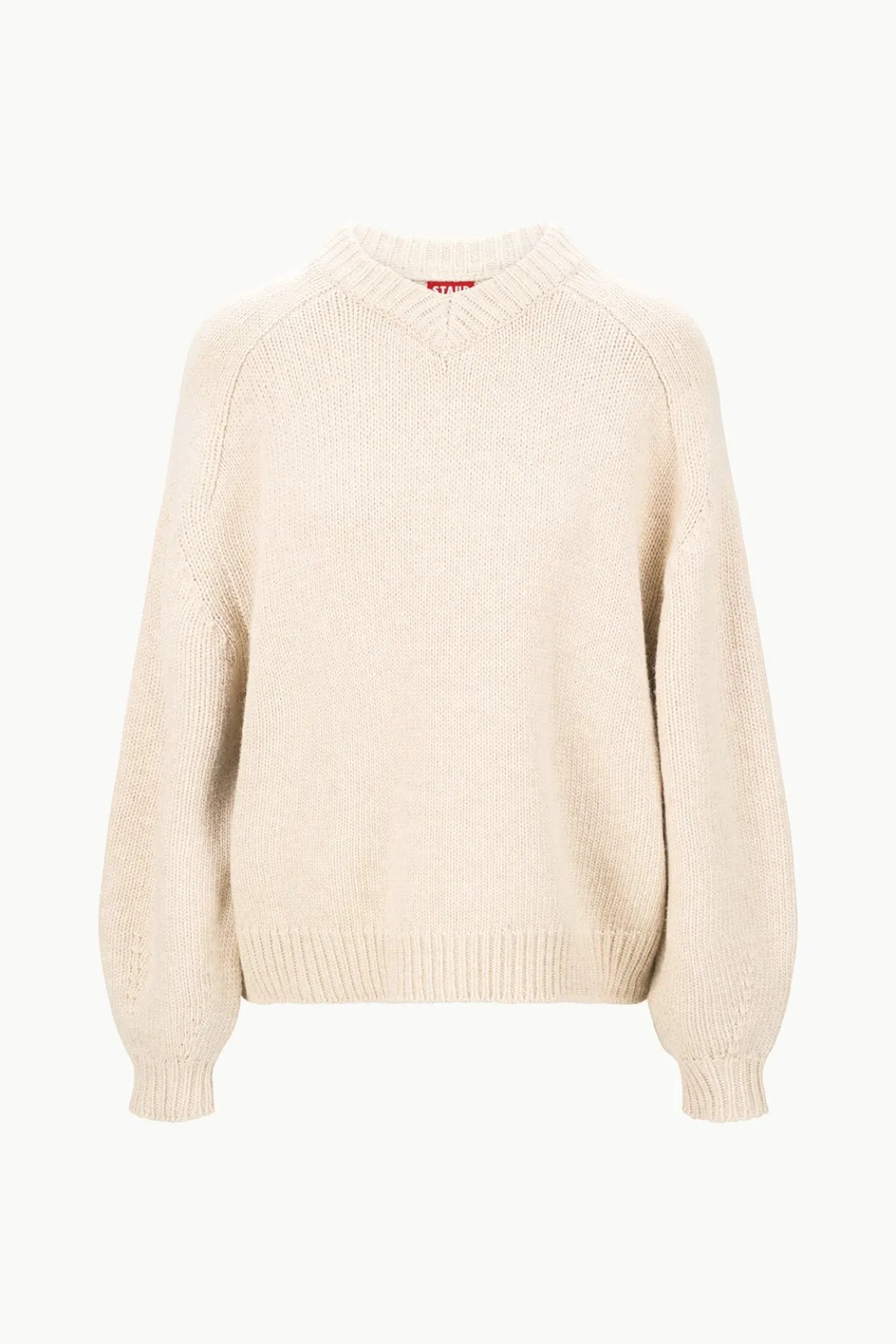 STAUD WILSON SWEATER OATMEAL