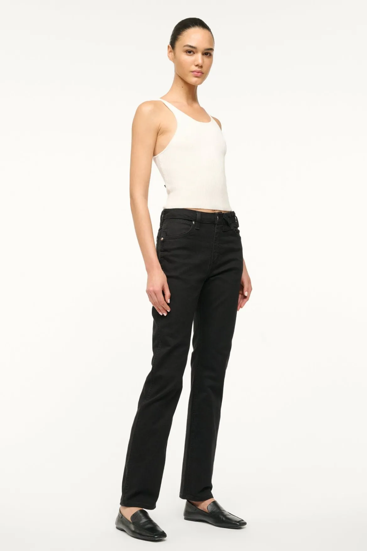 STAUD WRANGLER THE EVERYDAY JEAN BLACK