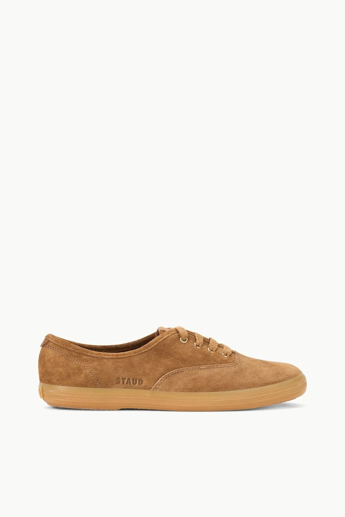 STAUD x KEDS CHAMPION SUEDE TAN