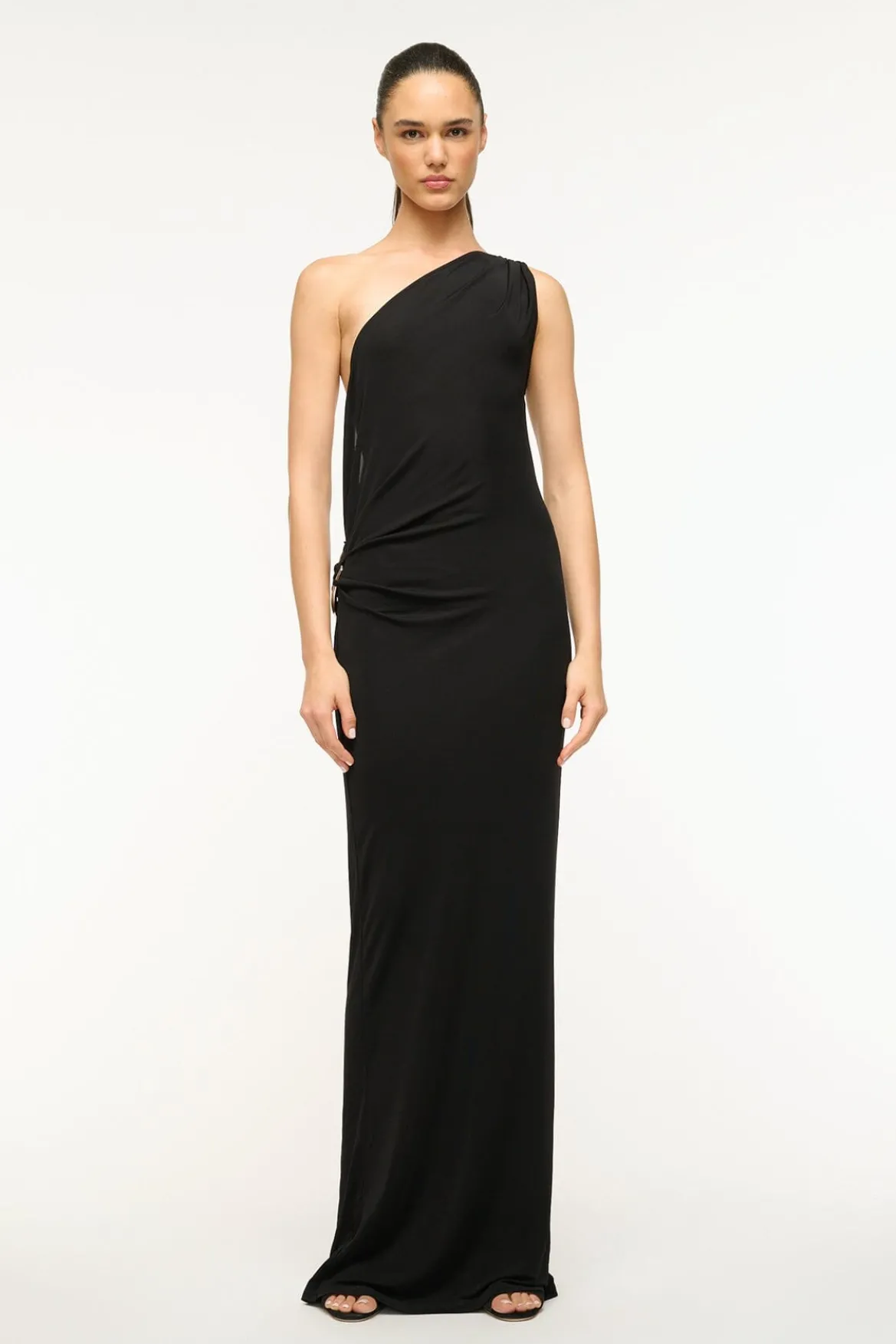 STAUD ZENITH DRESS BLACK
