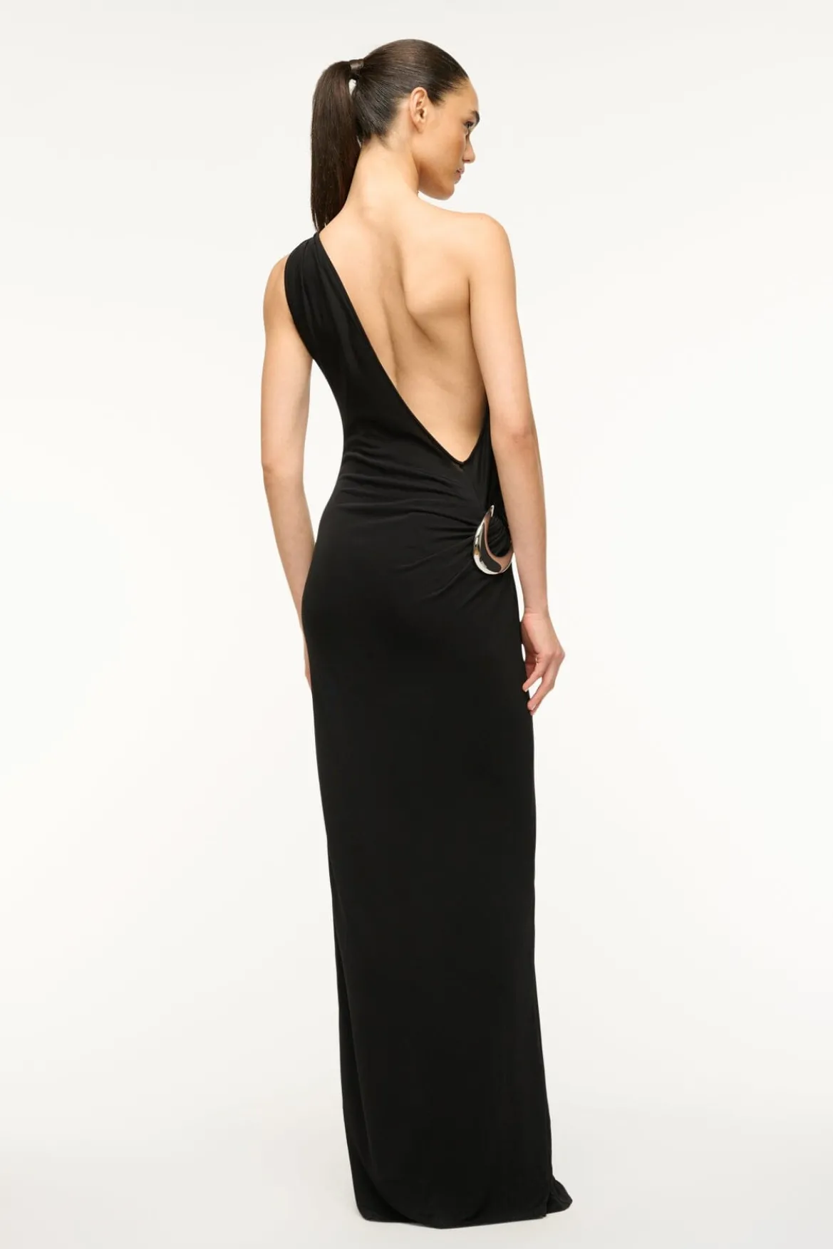 STAUD ZENITH DRESS BLACK